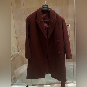 COS Burgundy Coat